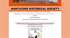 Desktop Screenshot of nanticokehistoryonline.org